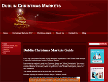 Tablet Screenshot of dublinchristmasmarkets.com